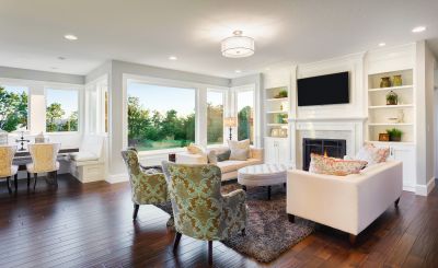 Living Room Renovation in Conroe, TX
